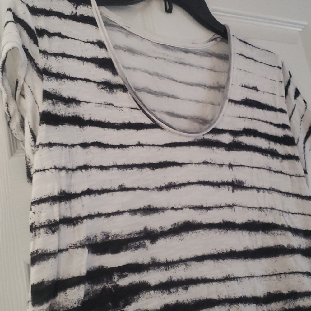 Artsy striped top